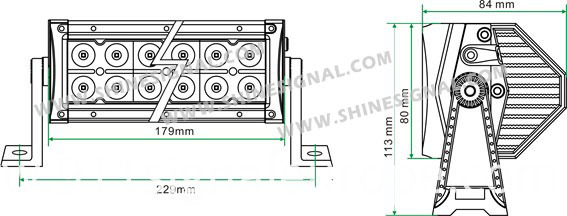 Bracket Mounted 3W CREE LED Lightings (DB3-12 36W)